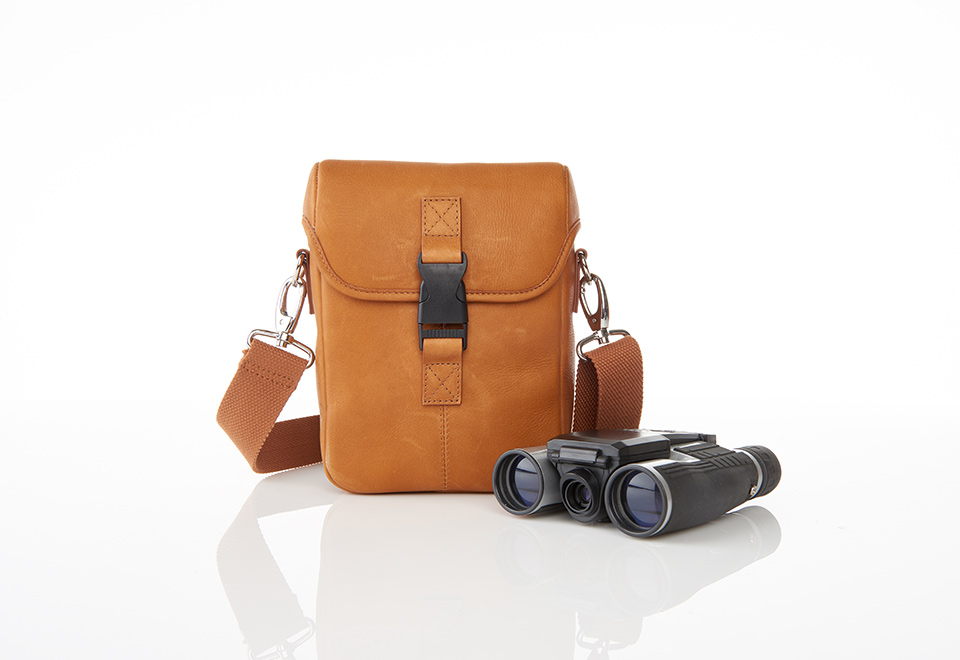 Leather Binocular Case Large Sharper Image