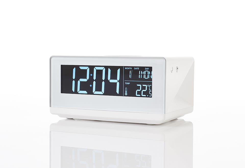 Wireless Charging Alarm Clock Sharper Image