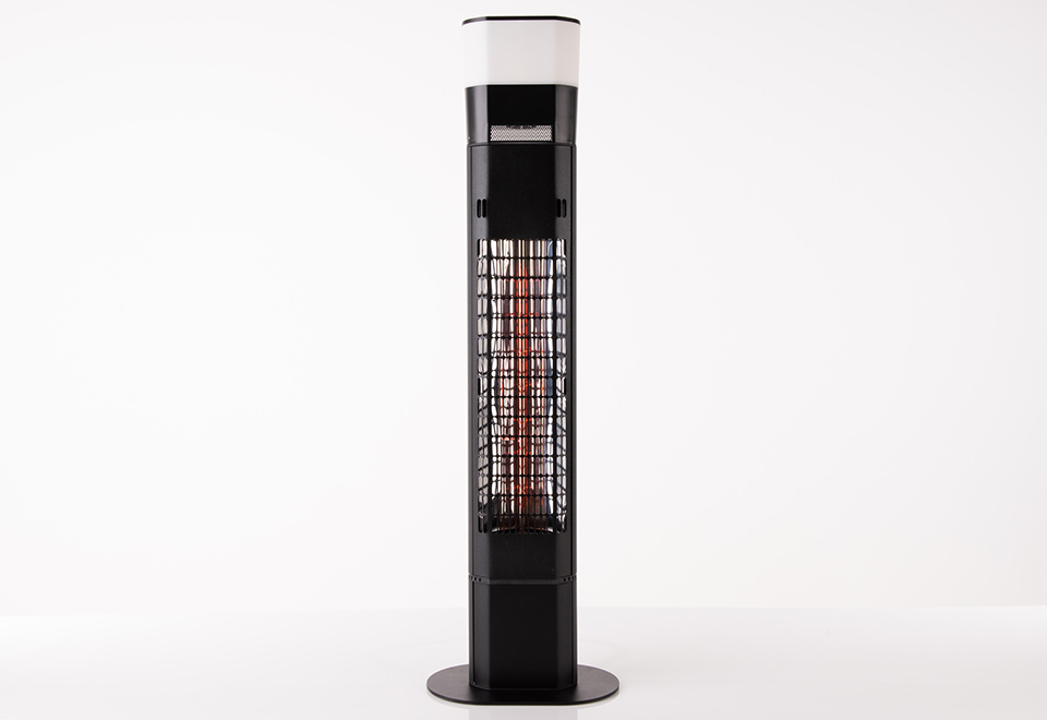 Ultimate Outdoor Heater and Bluetooth Speaker Sharper Image