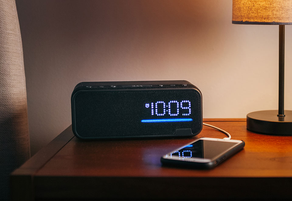 Alexa Alarm Clock Sharper Image
