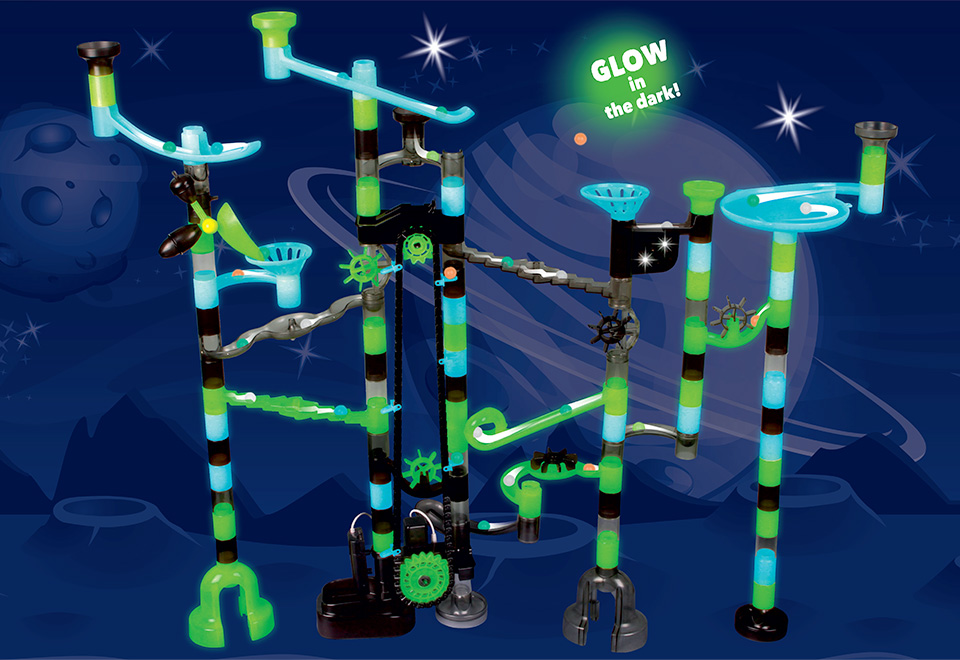 GlowInTheDark Electronic Marble Run Sharper Image