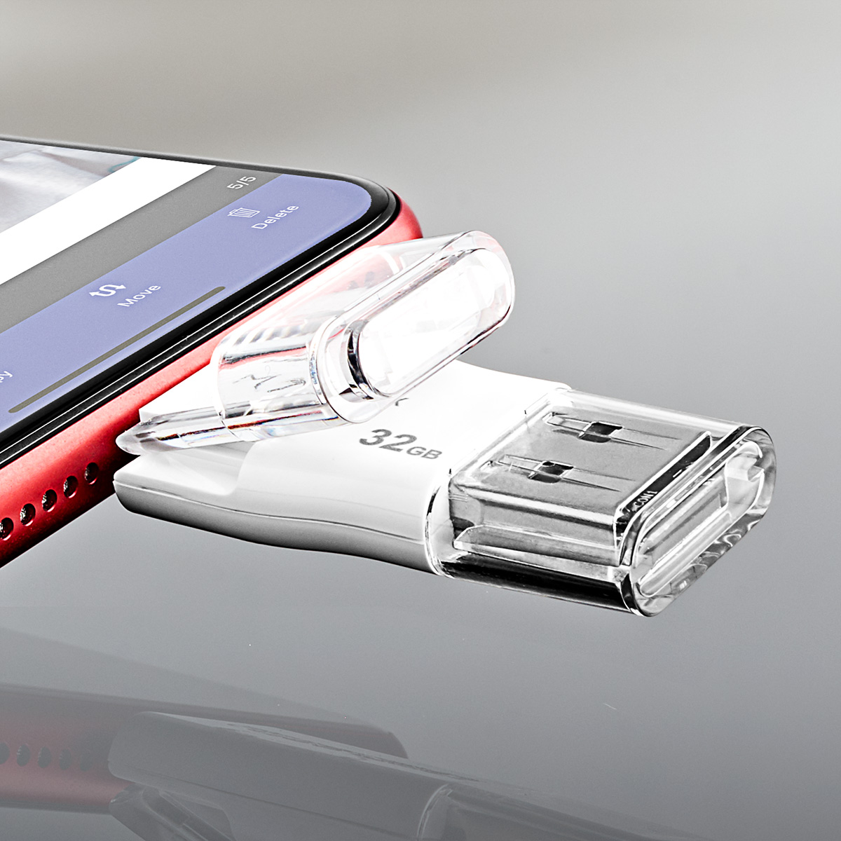 Lightning Flash Drive for iPhones and iPads Sharper Image