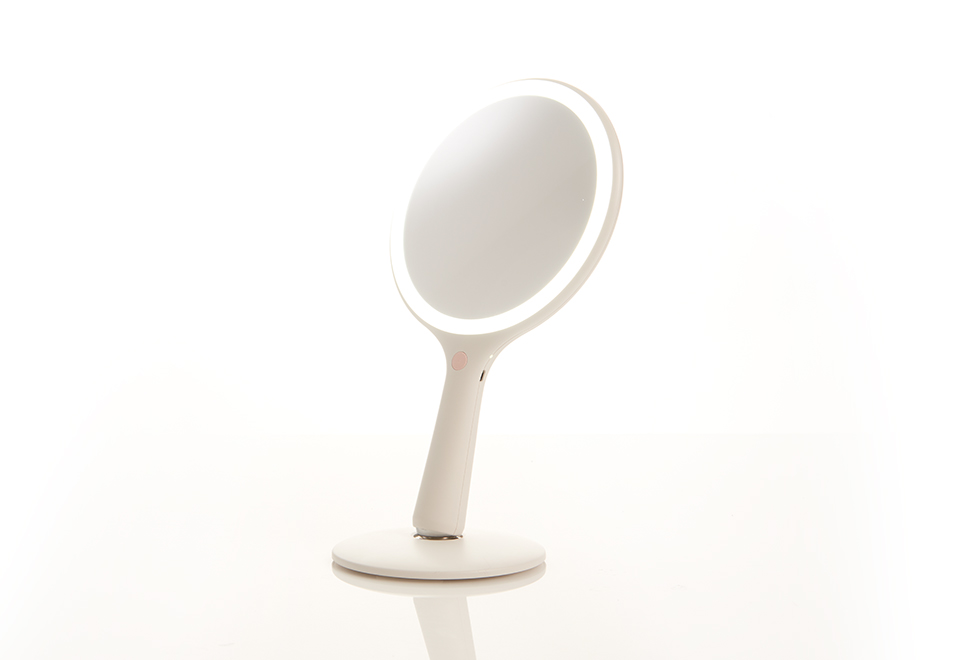 Sharper Image Vanity Mirror Round Led With Speaker Bluetooth at Troy