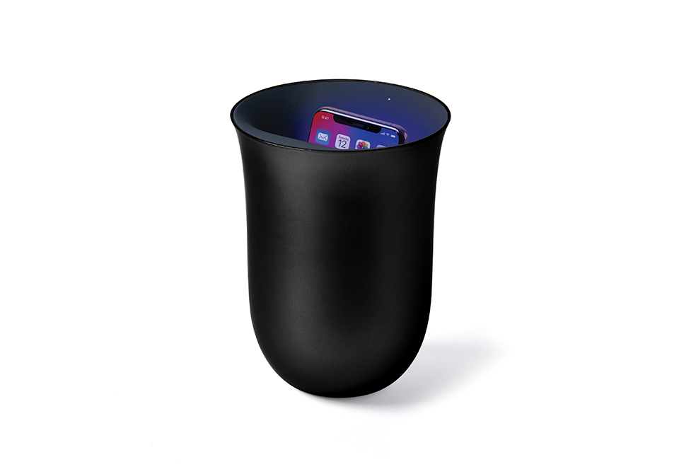 Wireless Charging Station with UV Sanitizer Sharper Image
