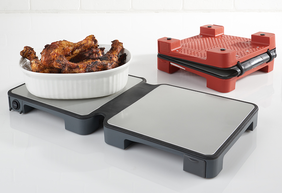 Foldable Warming Tray Sharper Image
