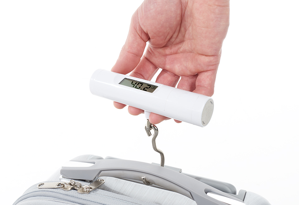BatteryFree Digital Luggage Scale Sharper Image