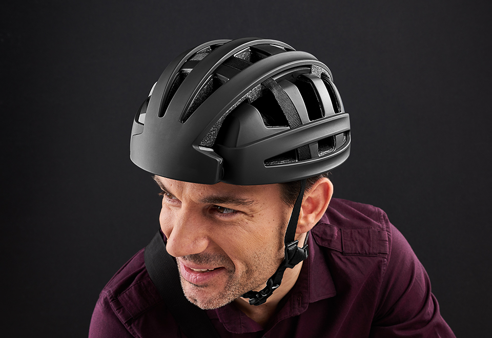 Folding Bicycle Helmet Sharper Image