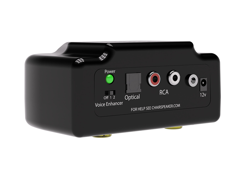 TV Enhancing Chair Speaker Sharper Image