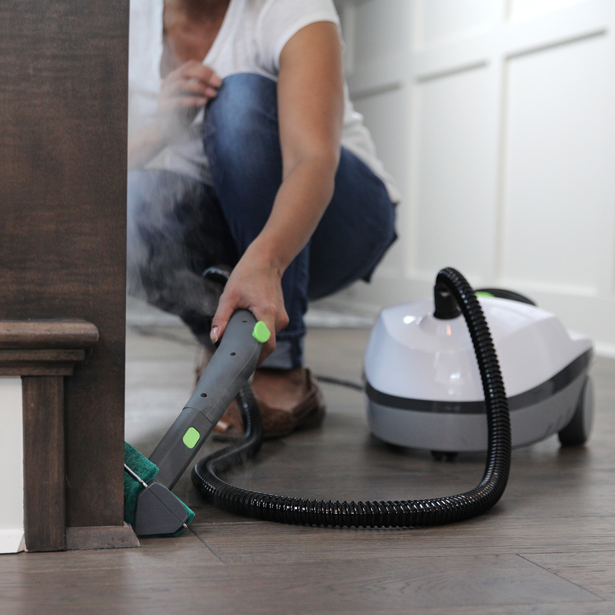 Deluxe Canister Steam Cleaner Sharper Image