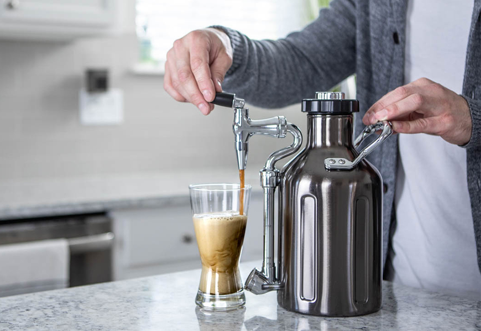 Nitro Cold Brew Coffee Keg Sharper Image