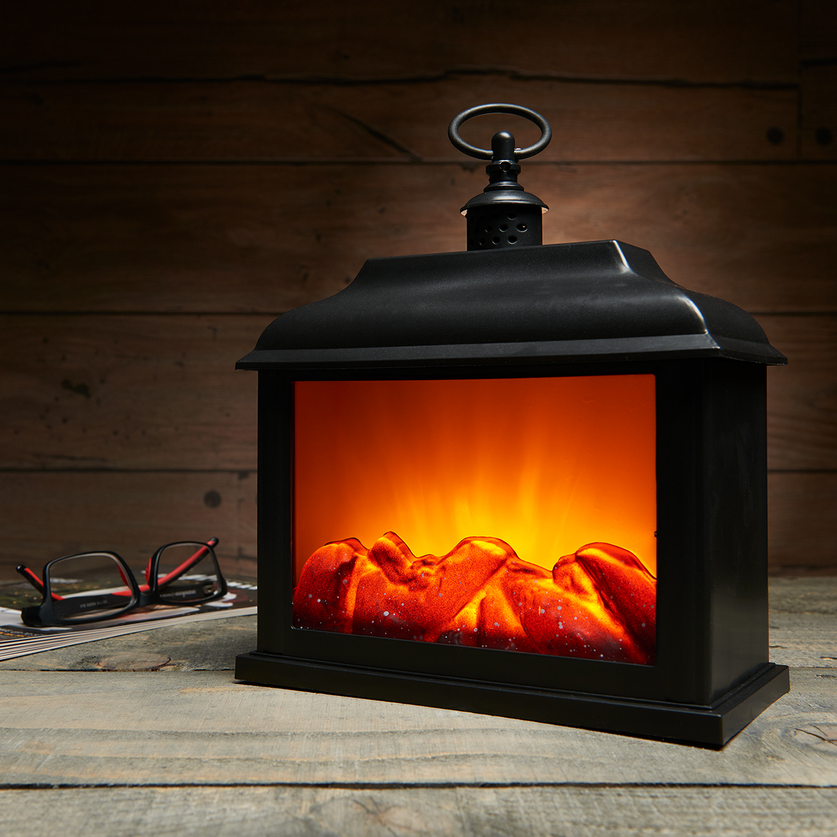 Tabletop Flameless Fireplace Sharper Image